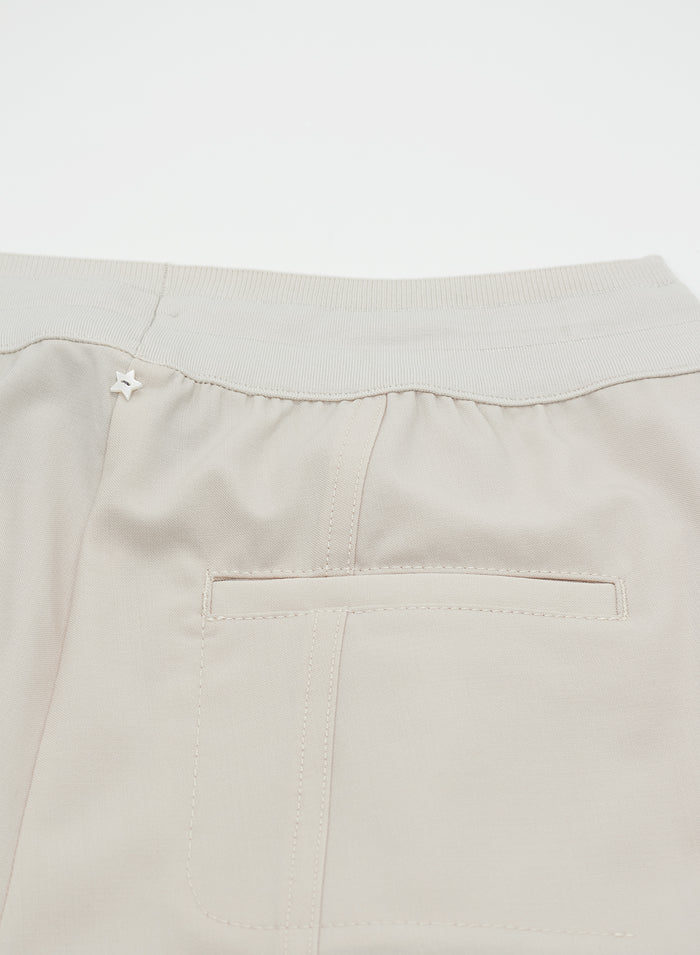 JOGGERS IN TELA UNITA DI LANA STRETCH