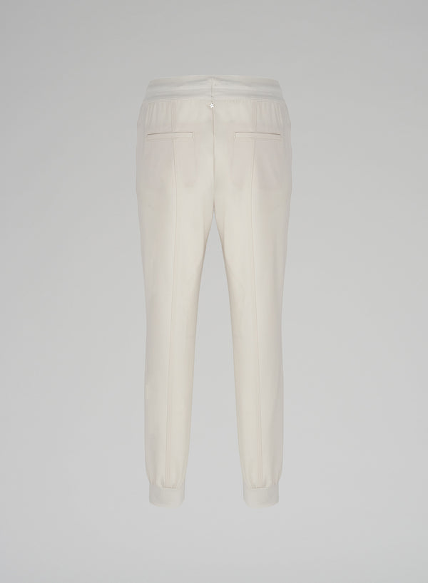 JOGGERS IN TELA UNITA DI LANA STRETCH