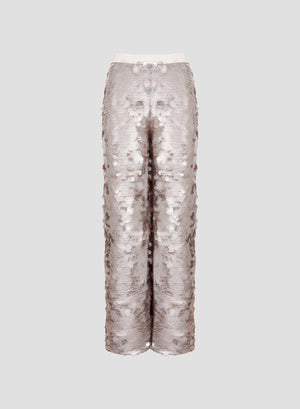PANTALONI IN PAILLETTES FUME