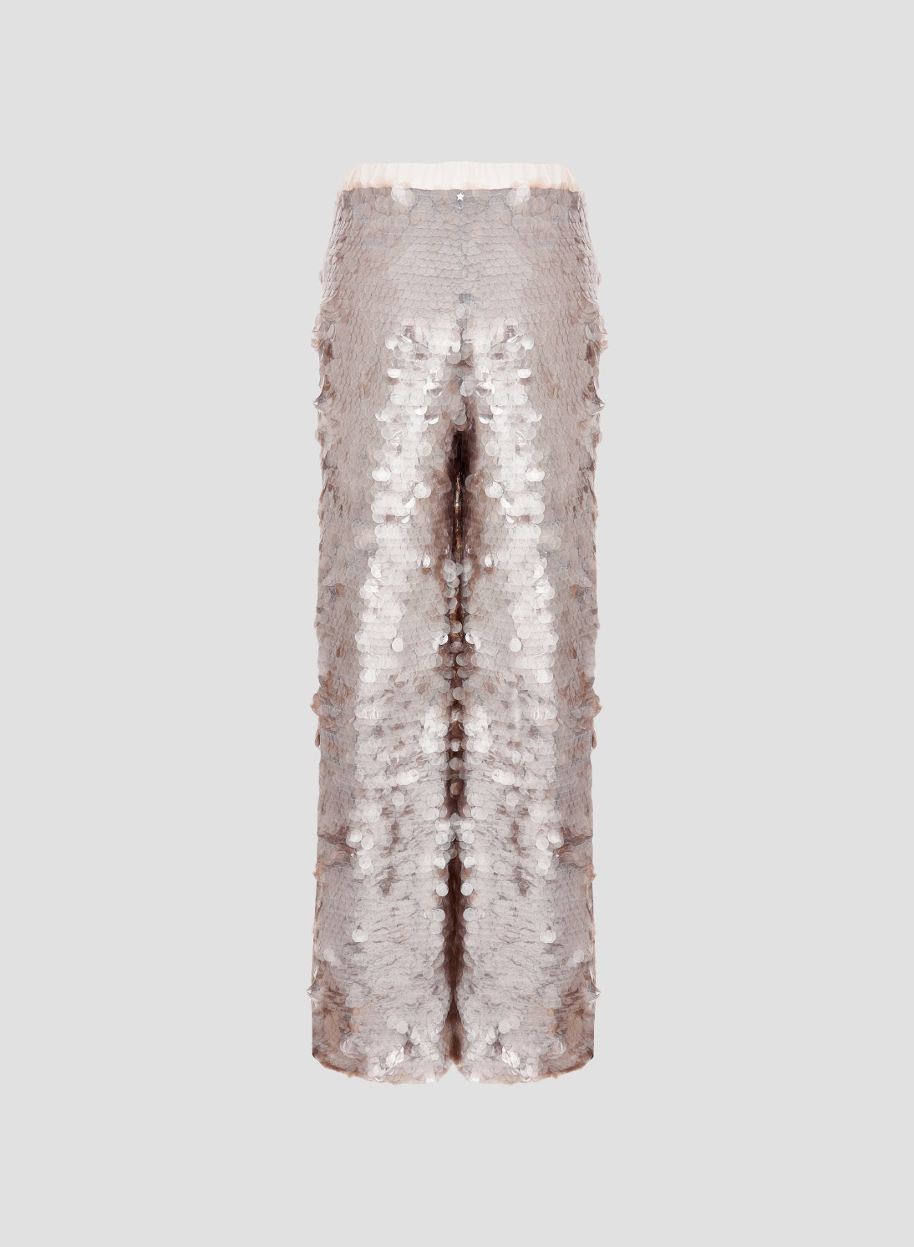 PANTS WITH SMOKED SEQUINS
