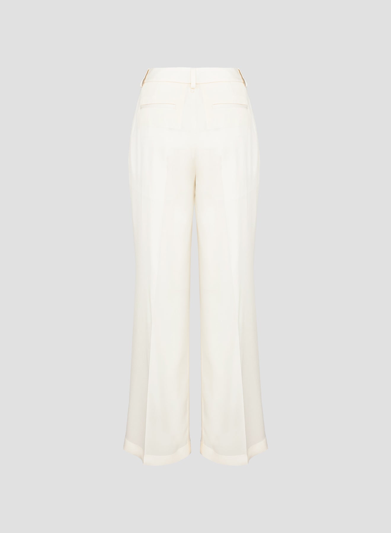 SILK TWILL TAILORED PANTS