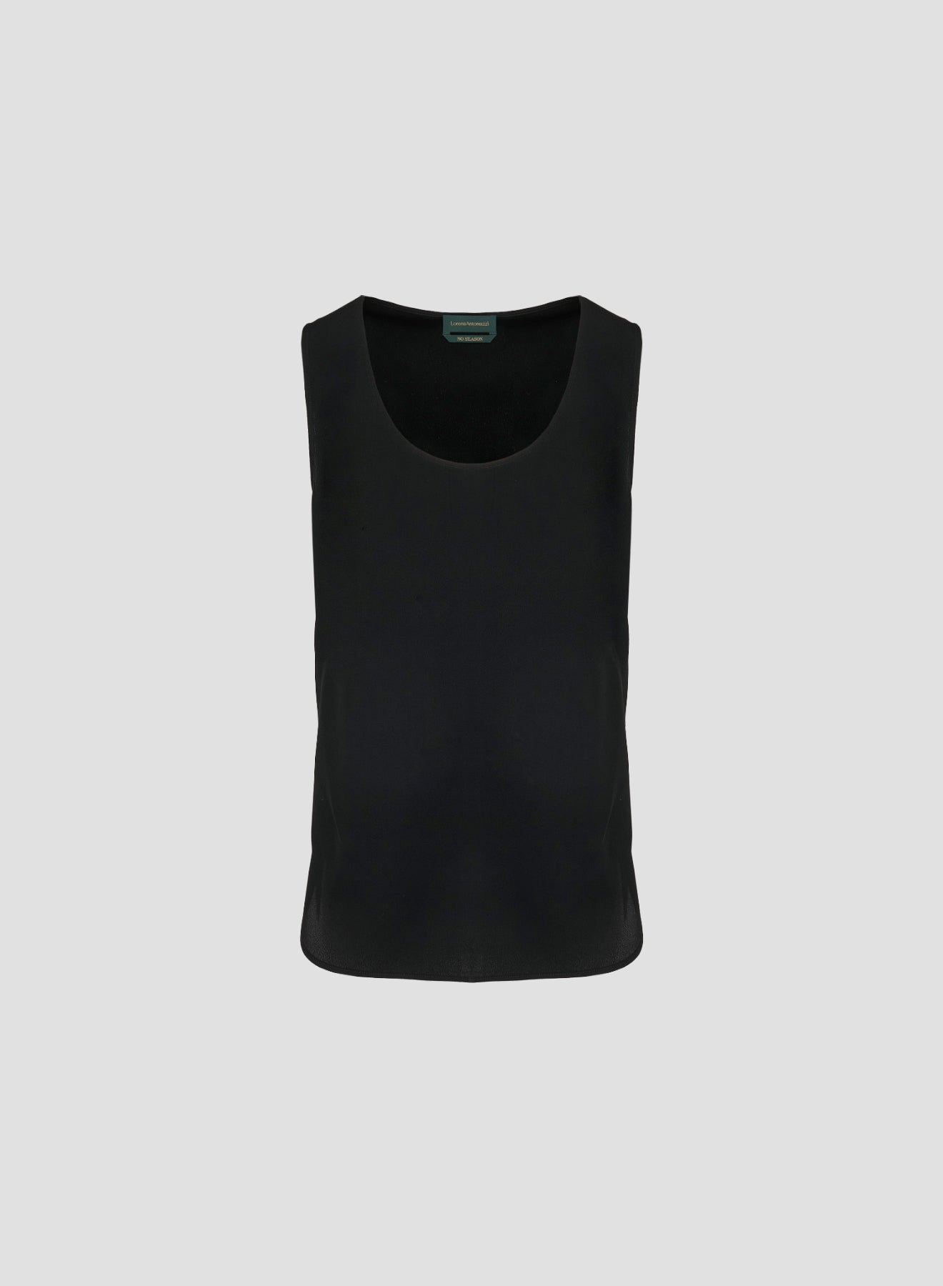 SILK TWILL SLEEVELESS TOP