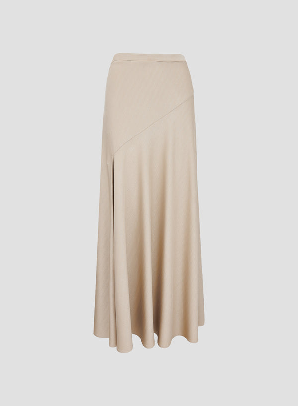 GONNA ASIMMETRICA IN VISCOSA EFFETTO LUREX