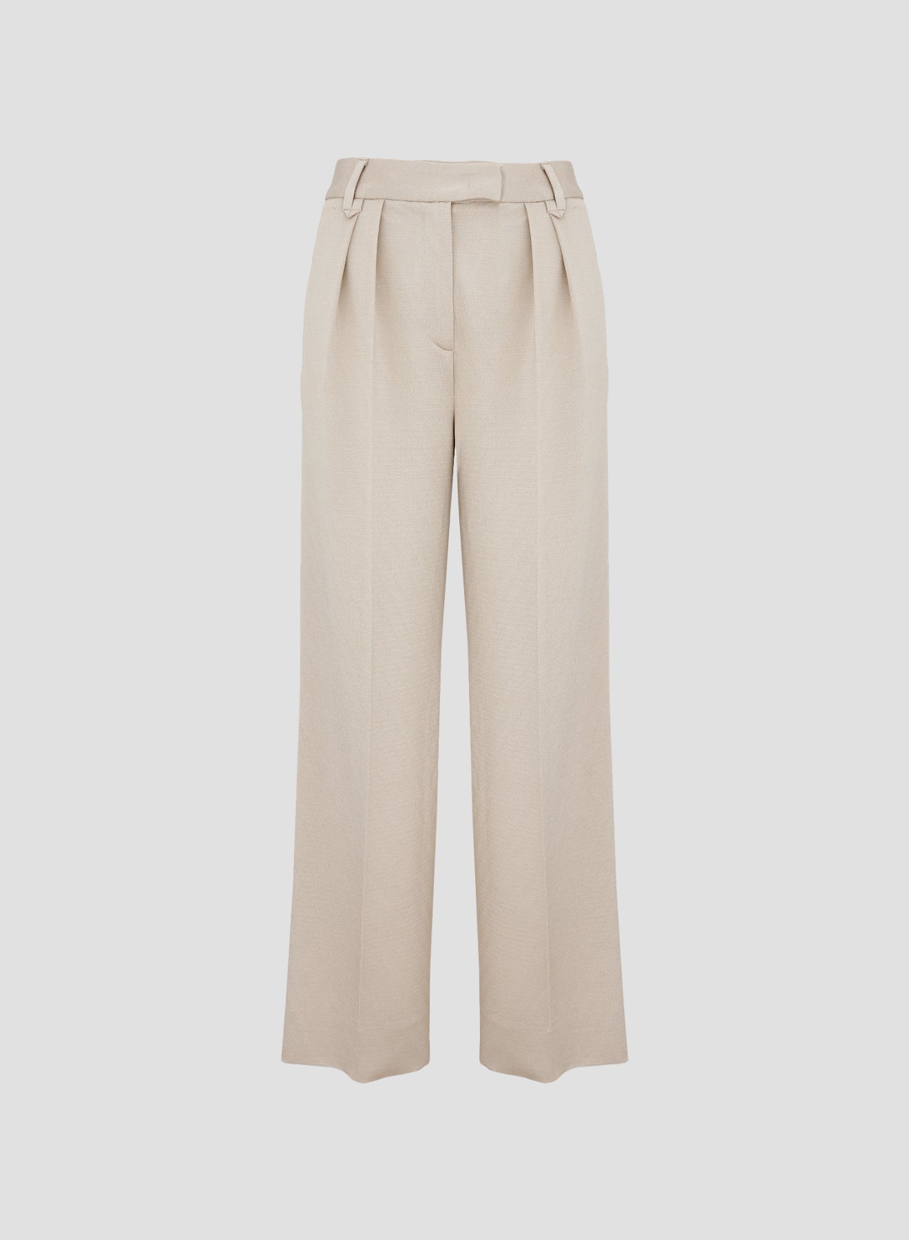 PANTALONI SARTORIALI IN VISCOSA EFFETTO LUREX