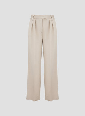 PANTALONI SARTORIALI IN VISCOSA EFFETTO LUREX