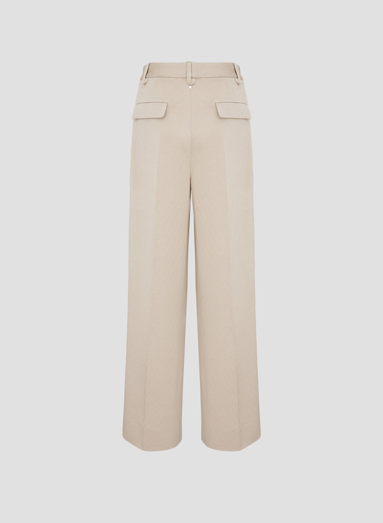 PANTALONI SARTORIALI IN VISCOSA EFFETTO LUREX
