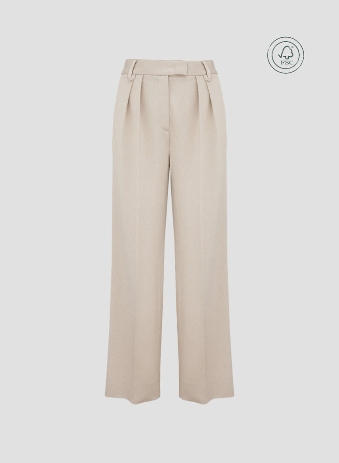 VISCOSE TAILORED PANTS WITH LUREX EFFECT