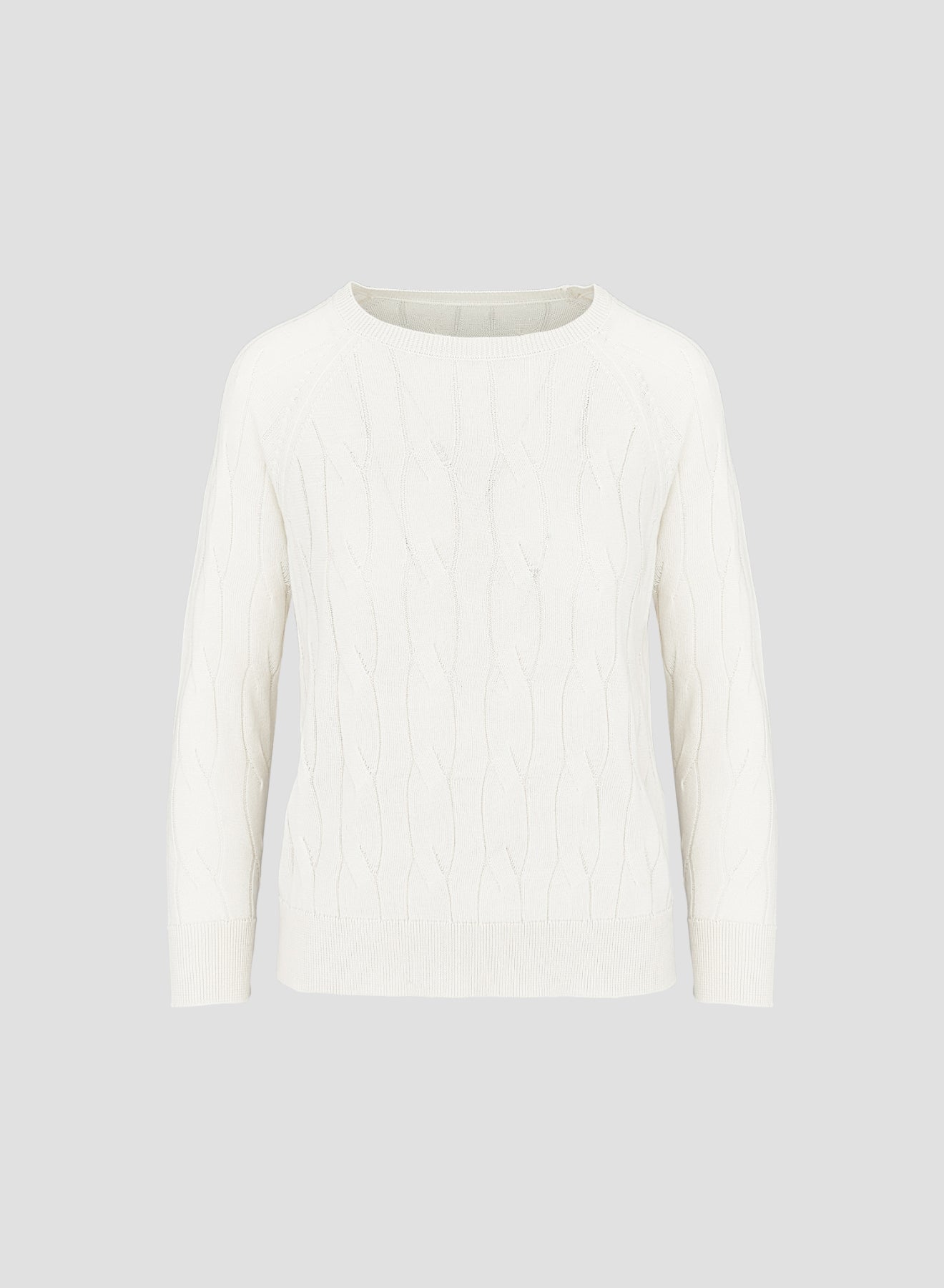 VANISE CABLE AND RIBBED KNIT SWEATER
