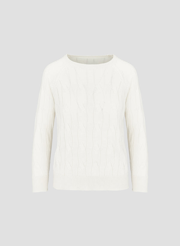 MAGLIA A TRECCE E COSTE VANISE