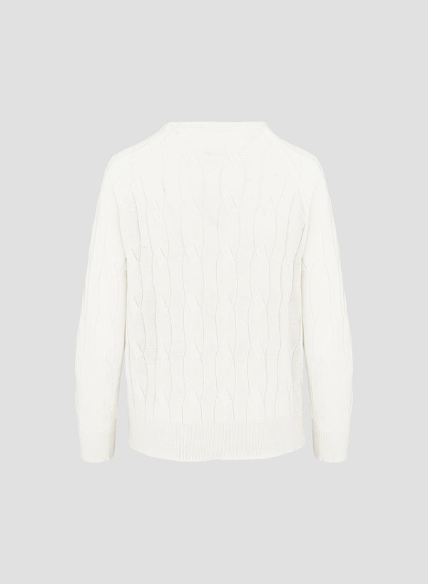 MAGLIA A TRECCE E COSTE VANISE