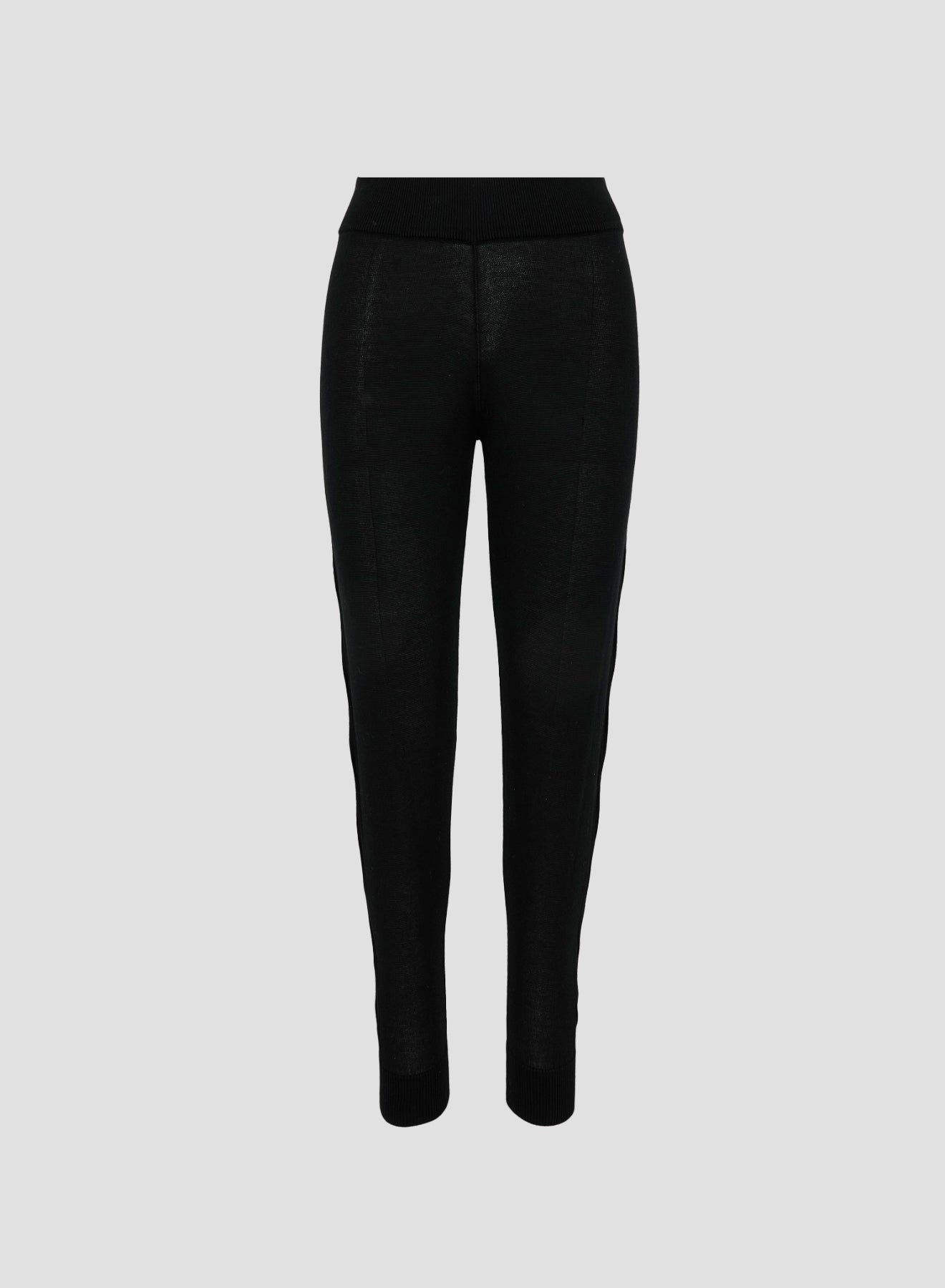 PANTALONI IN MAGLIA CON DETTAGLIO A TRECCE E COSTE VANISE