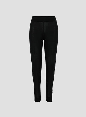 PANTALONI IN MAGLIA CON DETTAGLIO A TRECCE E COSTE VANISE