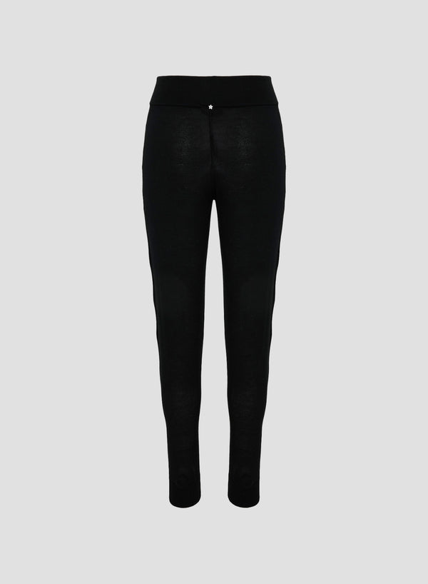 PANTALONI IN MAGLIA CON DETTAGLIO A TRECCE E COSTE VANISE
