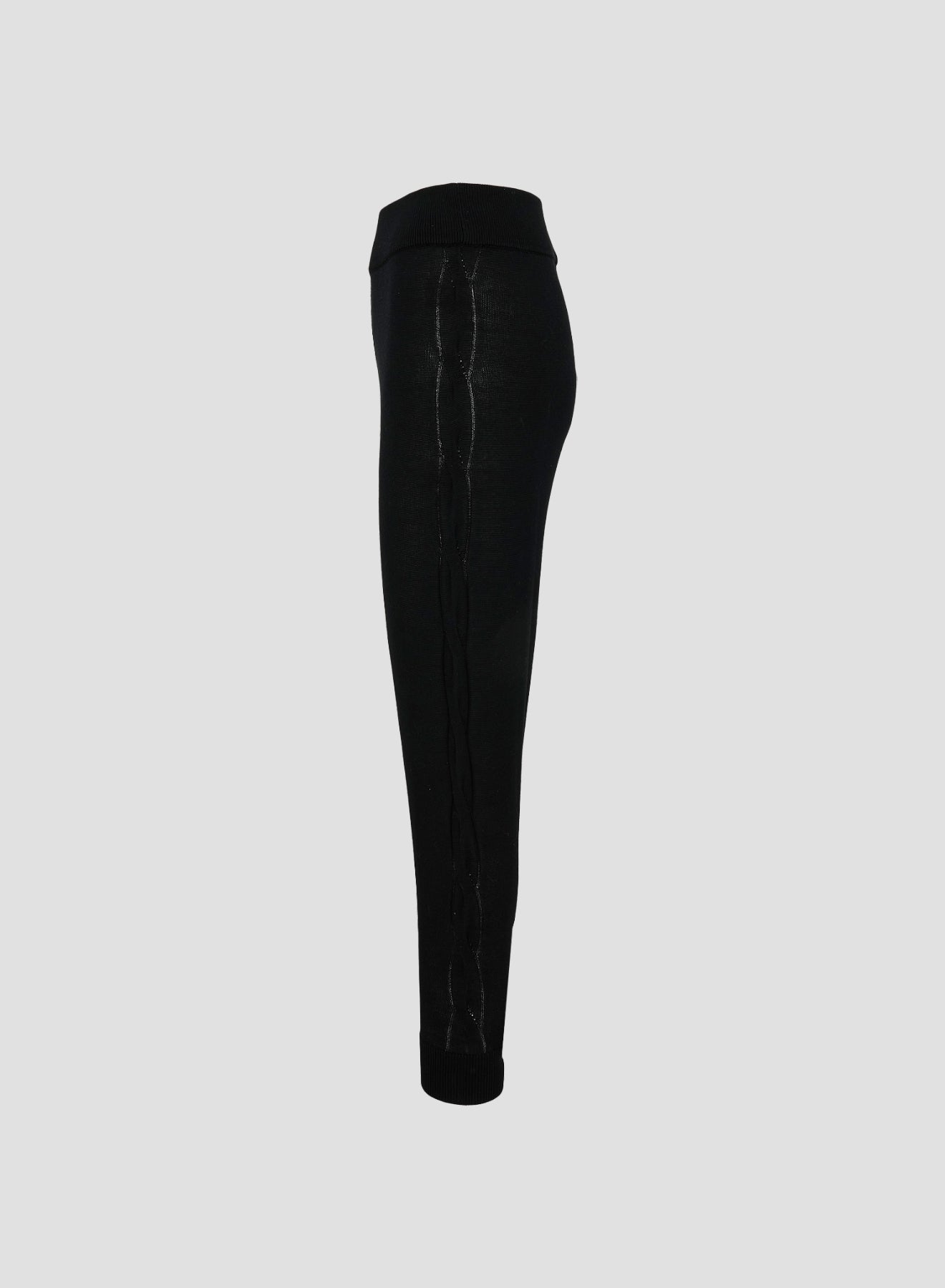 PANTALONI IN MAGLIA CON DETTAGLIO A TRECCE E COSTE VANISE