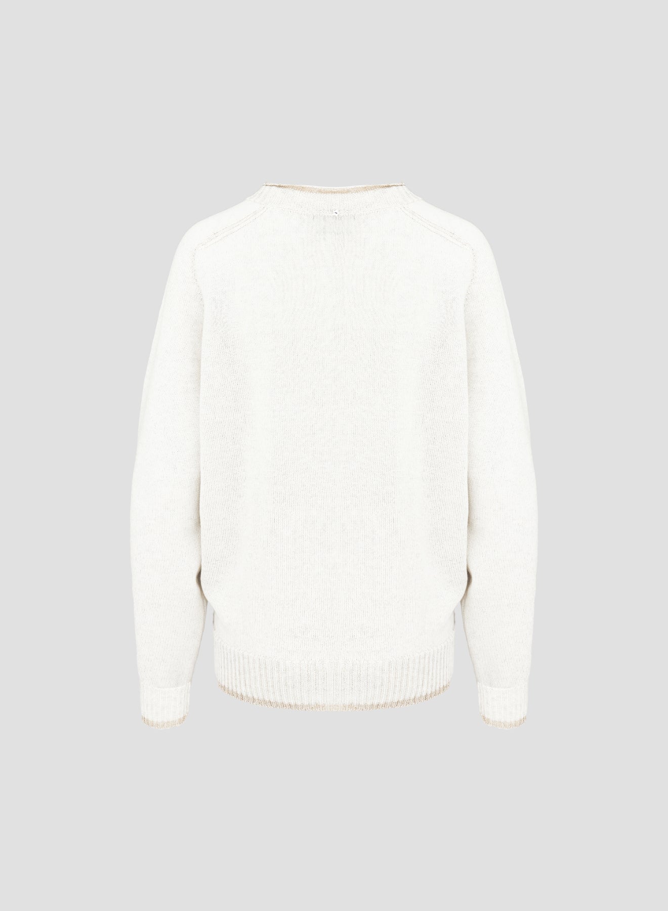 MAGLIA IN COTONE VANISE CON FILO PAILLETTES