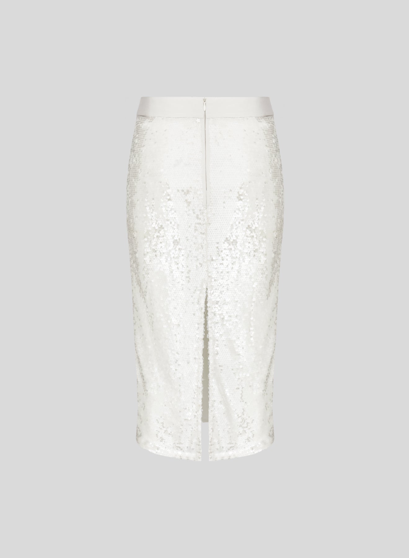 LONG NET SKIRT WITH MICRO-SEQUINS