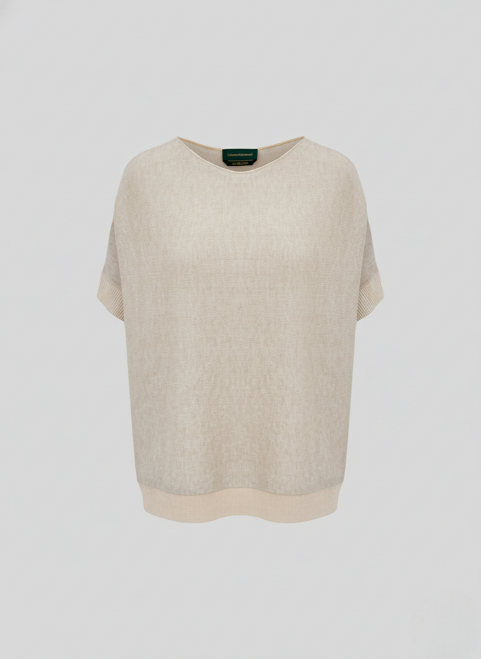 COTTON AND CASHMERE VANISÉ SWEATER