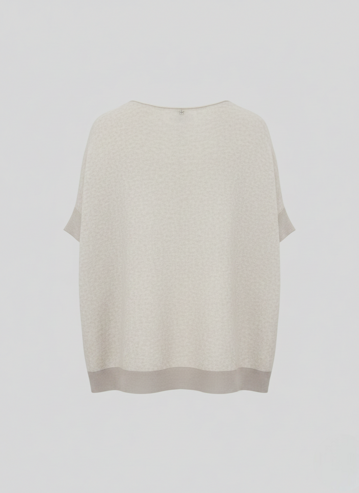 COTTON AND CASHMERE VANISÉ SWEATER