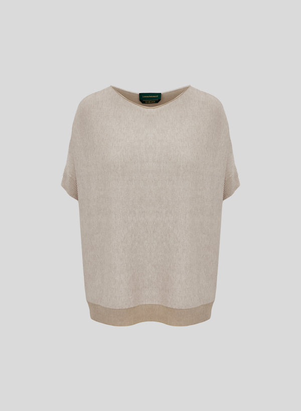 MAGLIA IN COTONE E CASHMERE VANISE