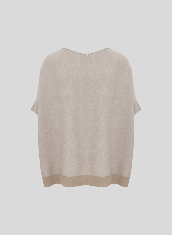 MAGLIA IN COTONE E CASHMERE VANISE