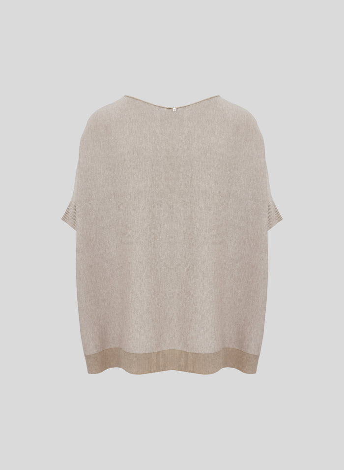 MAGLIA IN COTONE E CASHMERE VANISE