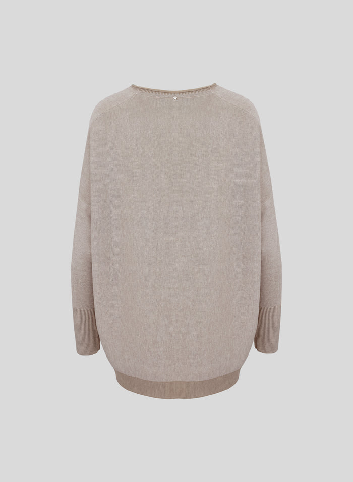 COTTON AND CASHMERE VANISE KNIT