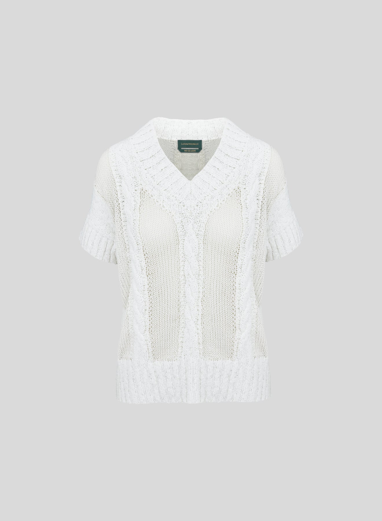GILET IN MISTO COTONE, CASHMERE E VISCOSA