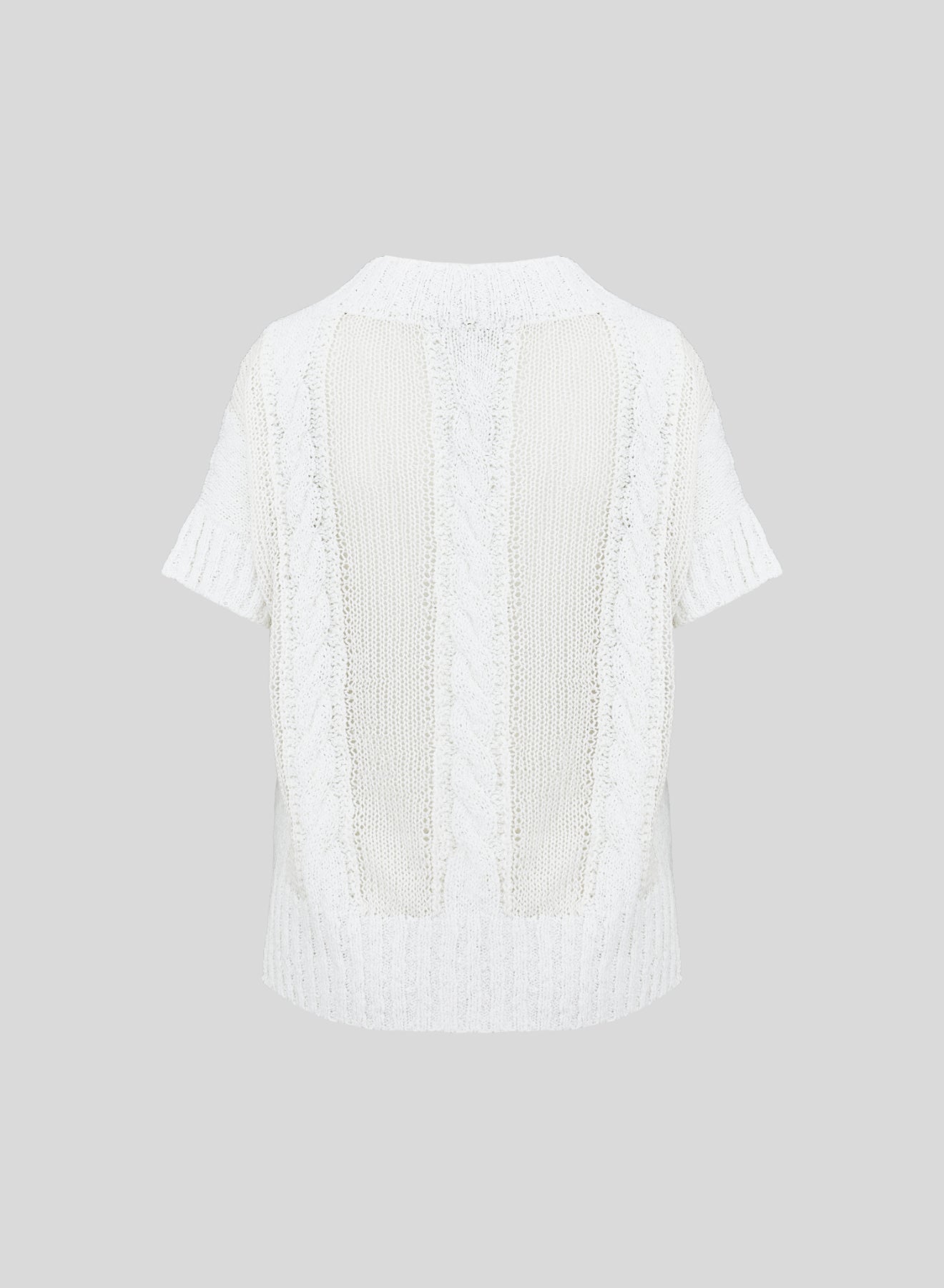 GILET IN MISTO COTONE, CASHMERE E VISCOSA