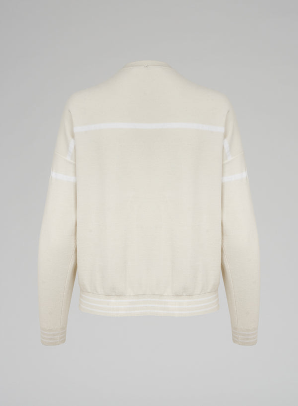 MAGLIA IN MISTO COTONE E CASHMERE