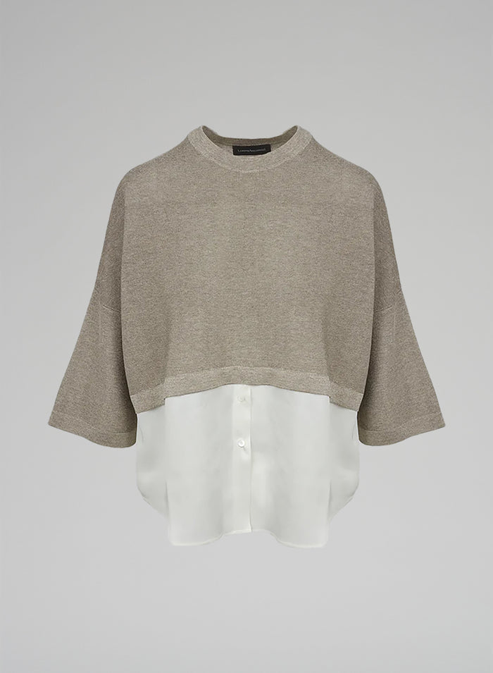 Lorena Antoniazzi MAGLIA CON CAMICIA