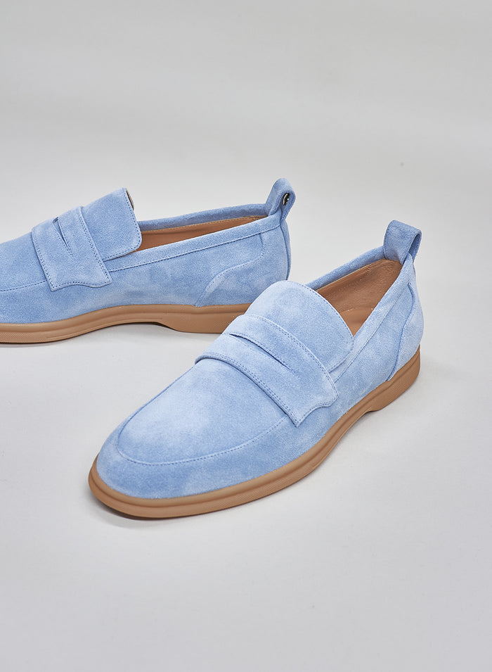 SUEDE LOAFERS