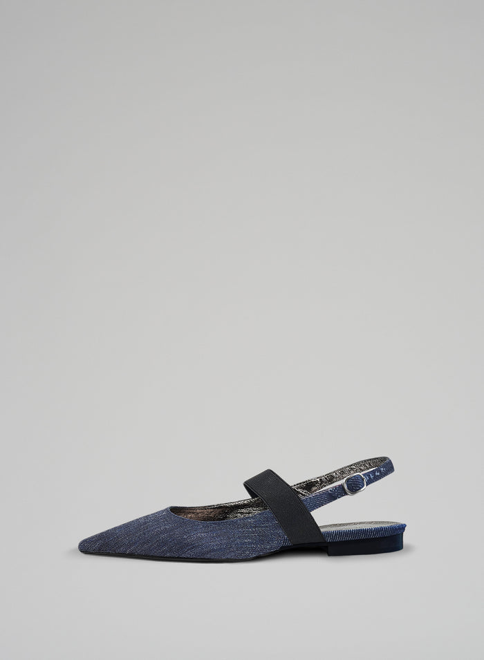 BALLERINE SLINGBACK IN PELLE