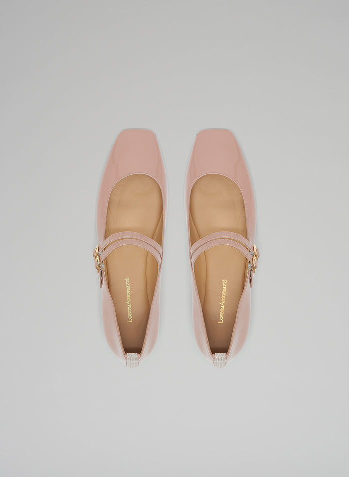 BALLERINE IN PELLE VERNICIATA
