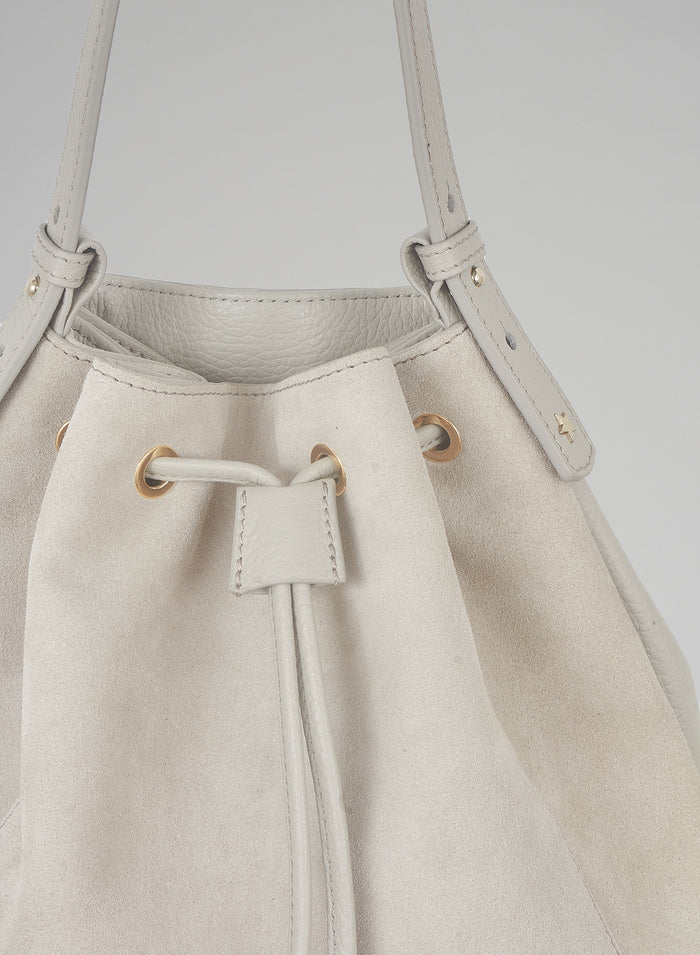 SUEDE BUCKET BAG