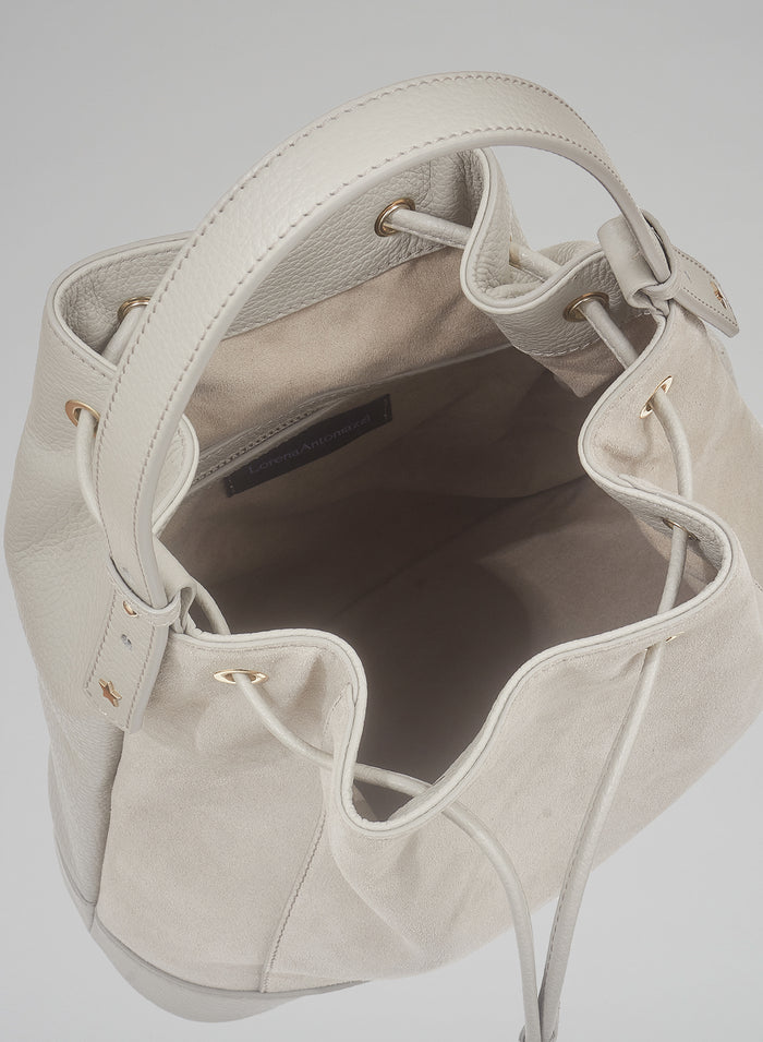 SUEDE BUCKET BAG