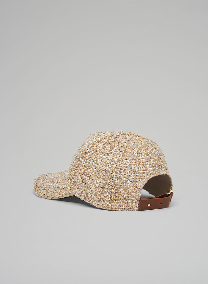 TWEED BASEBALL CAP