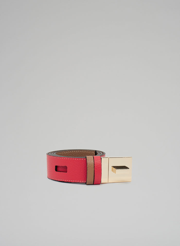 REVERSIBLE LEATHER BELT