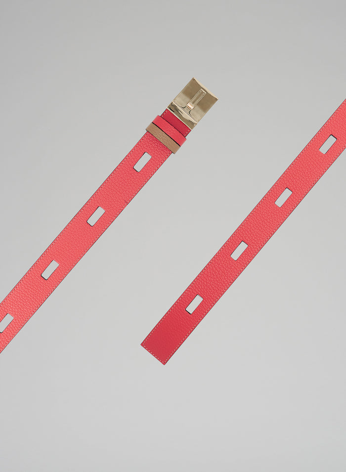 REVERSIBLE LEATHER BELT