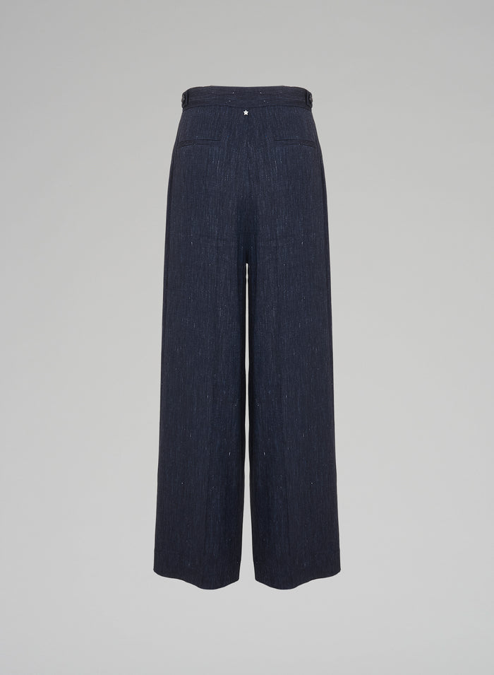 LINEN BLEND PANTS