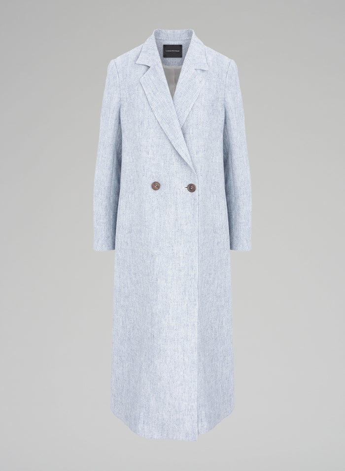 LINEN BLEND COAT