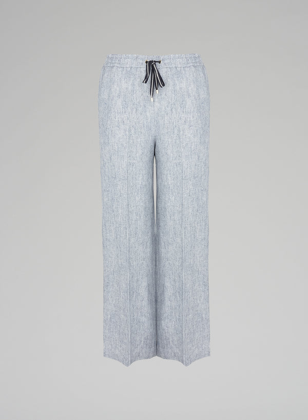 PANTALONI IN MISTO LINO