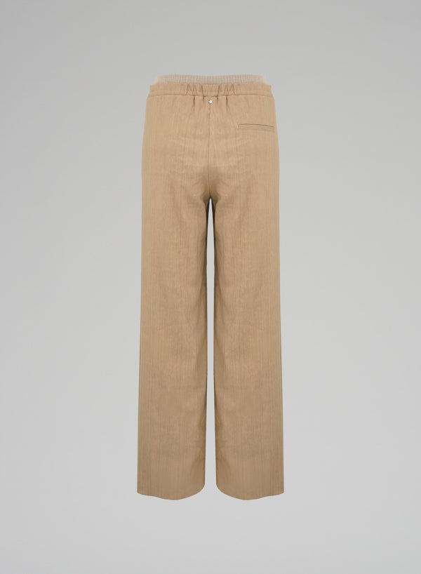 LINEN BLEND PANTS