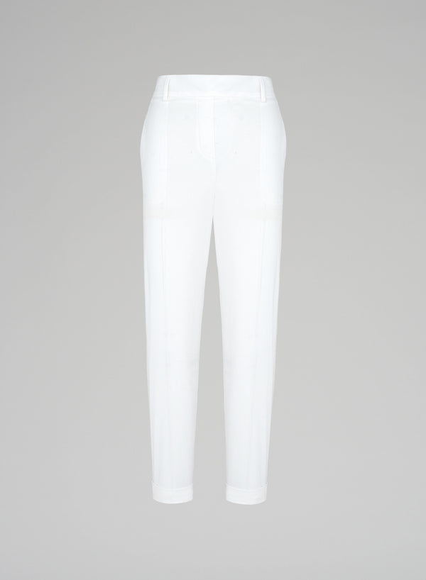 STRETCH POPLIN COTTON JOGGERS