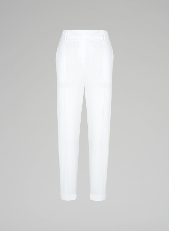 STRETCH POPLIN COTTON JOGGERS