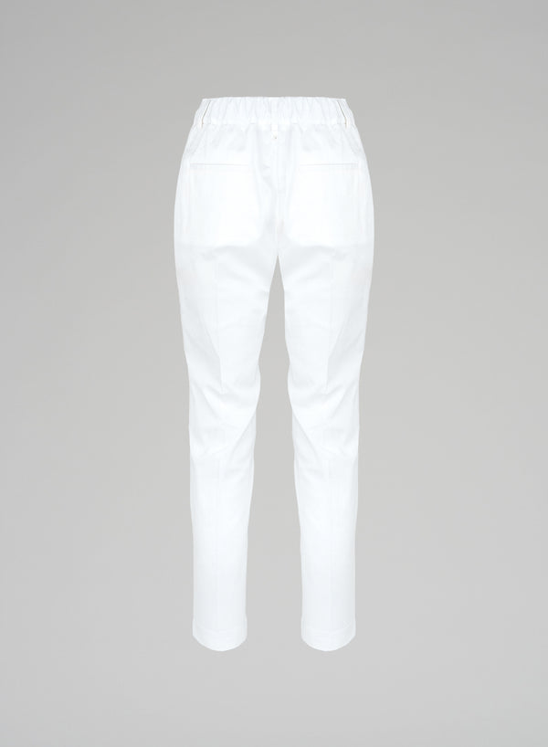 STRETCH POPLIN COTTON JOGGERS