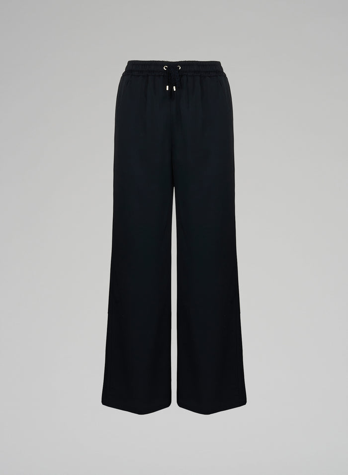 SILK TWILL PANTS