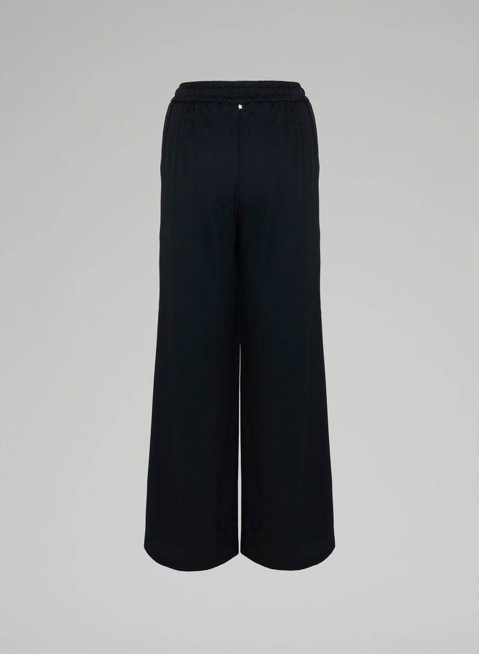 SILK TWILL PANTS