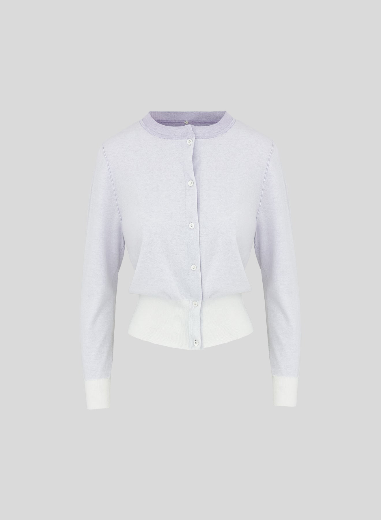 VISCOSE AND COTTON BLEND CARDIGAN