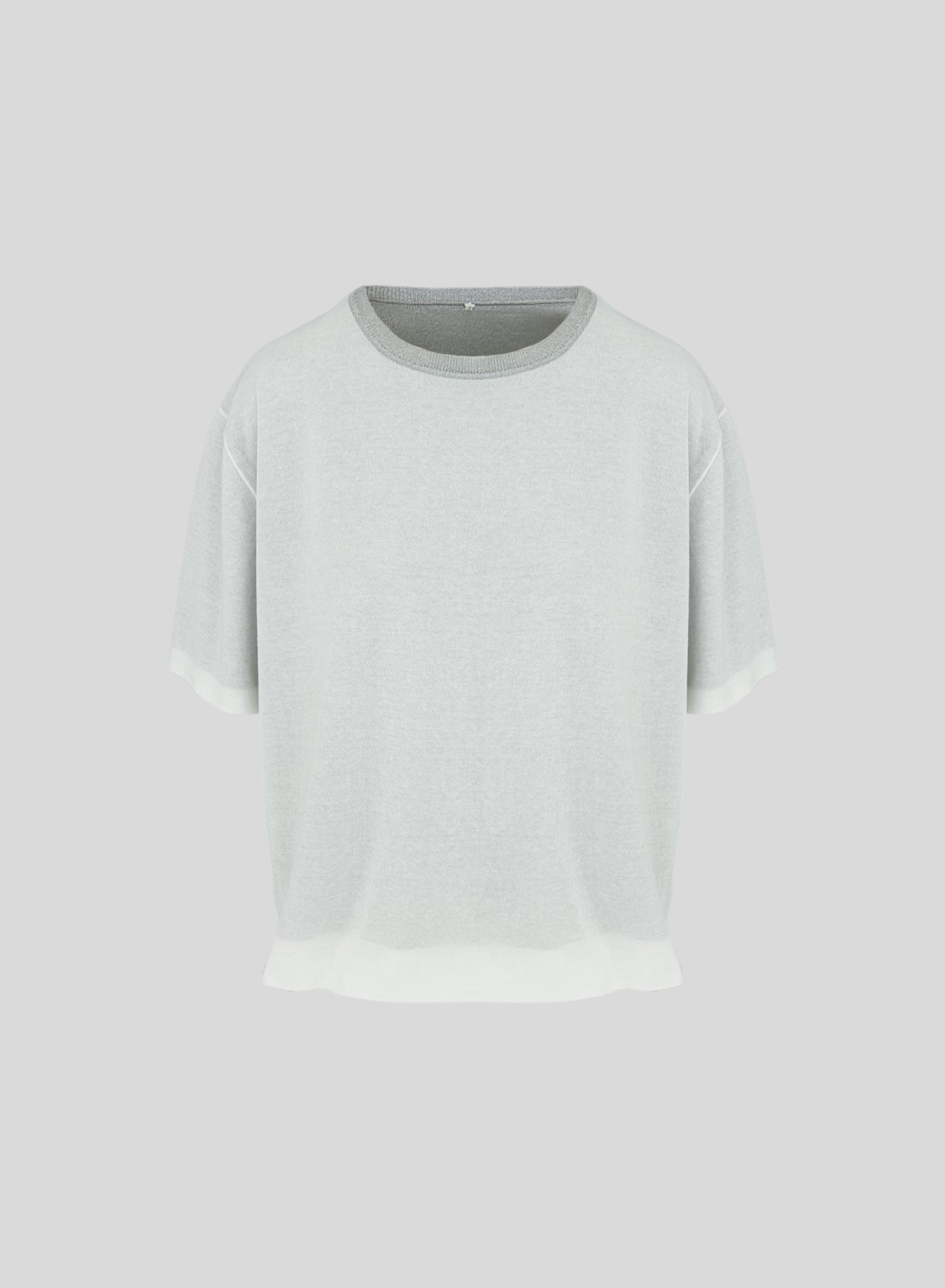 T-SHIRT IN MISTO VISCOSA E COTONE