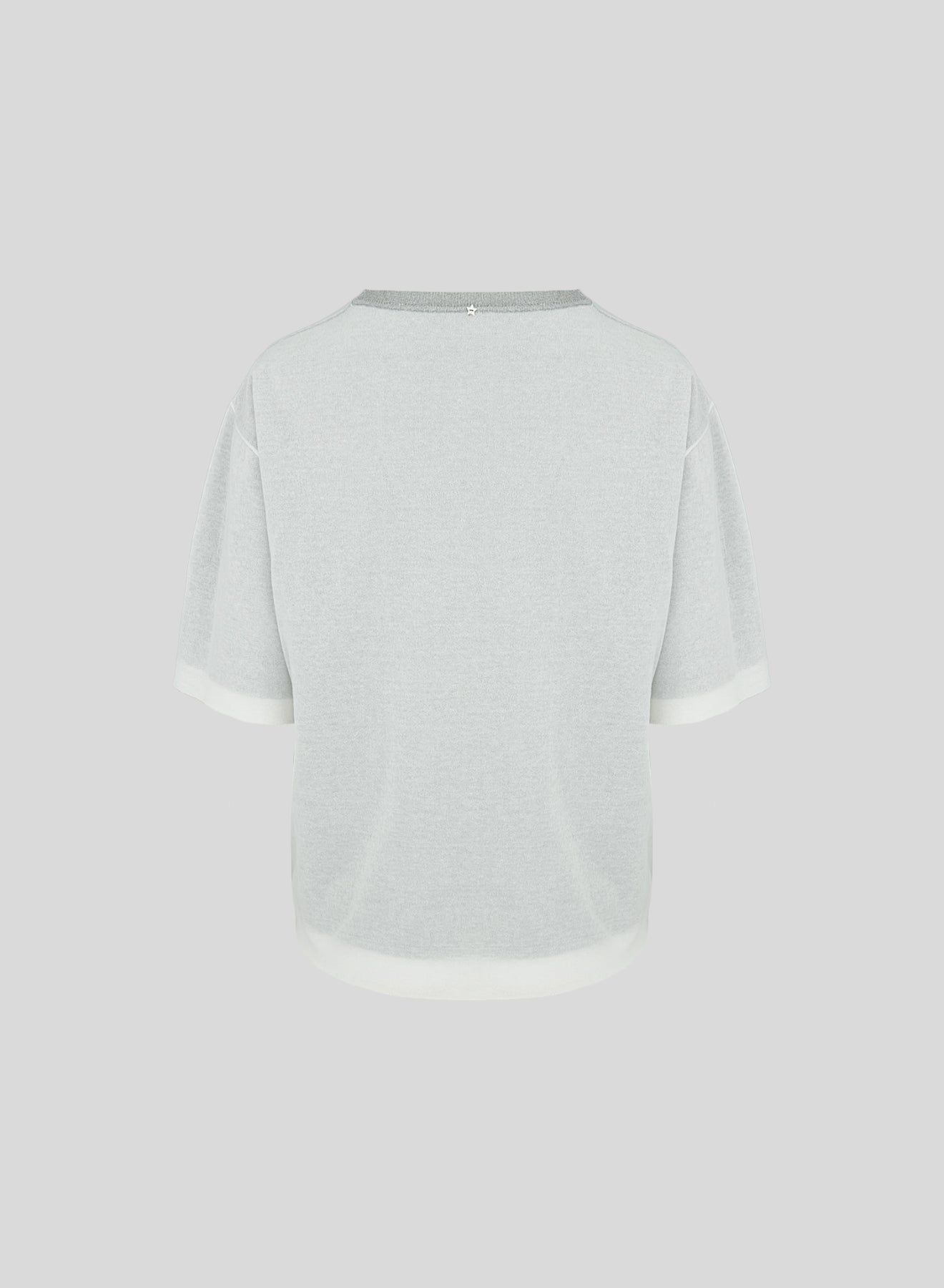 T-SHIRT IN MISTO VISCOSA E COTONE